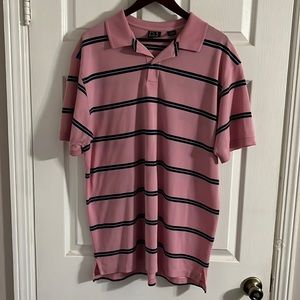 Jos. A. Bank knit collared shirt solid pink